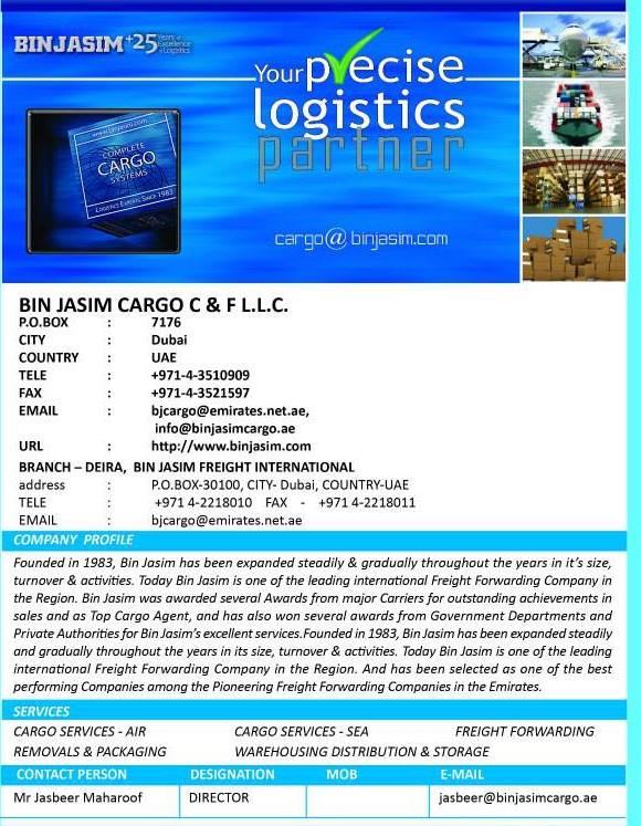 BIN JASIM CARGO C & F L.L.C.